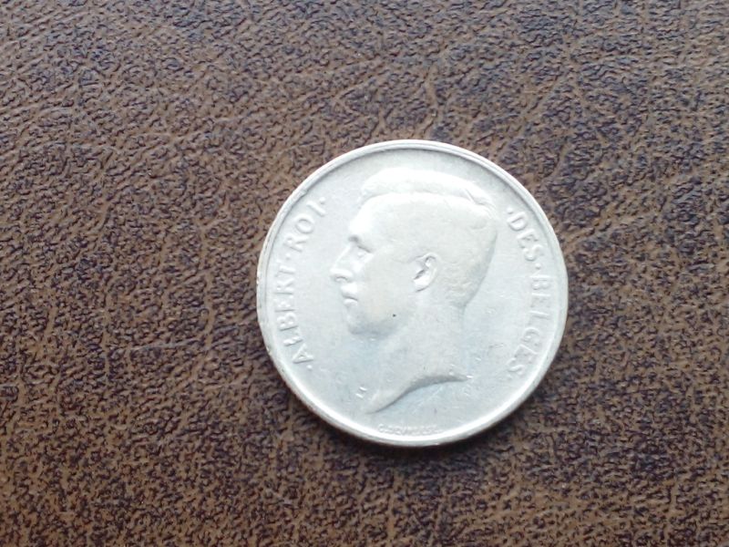 Срібло 2 франка 1911-го року королівство Бельгія