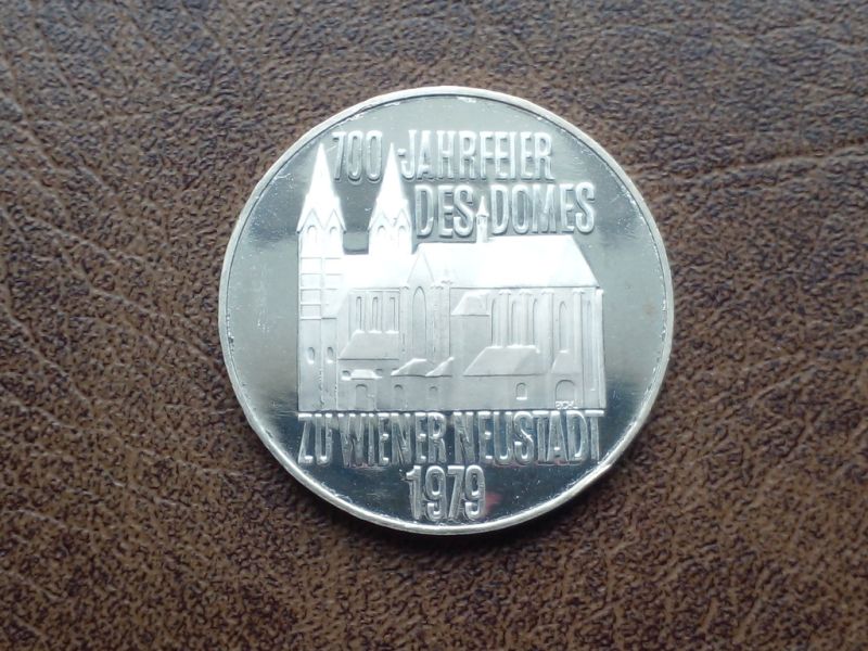  Срібло 100 шилінгів (700 років собору у Вінер-Нойштадті) PROOF 1979-го року 