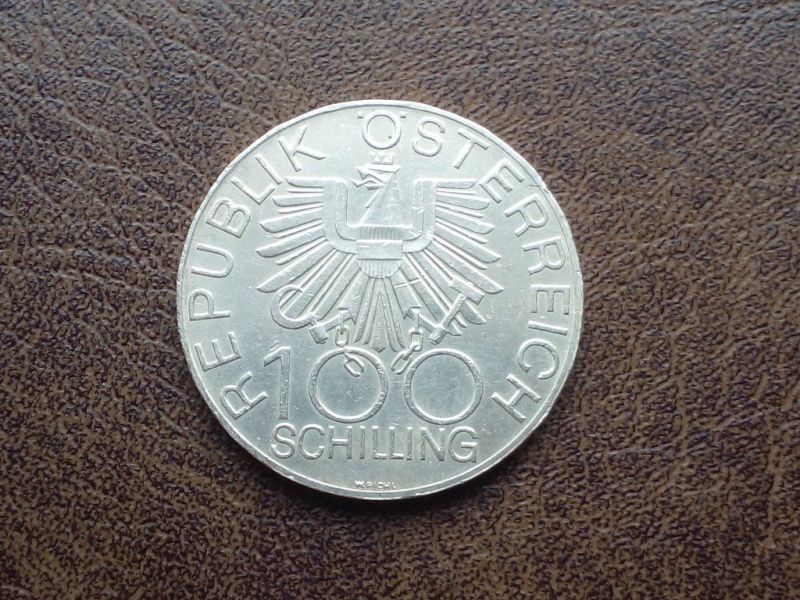 Срібло 100 шилінгів (700 років собору у Вінер-Нойштадті) 1979-го року