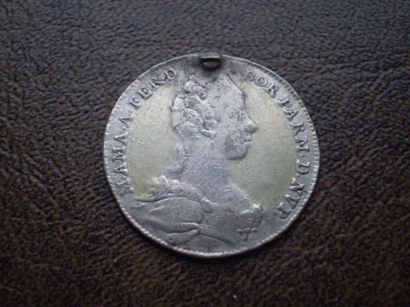 Срібло медаль весілля Марії Амалії Габсбург 1769-й рік