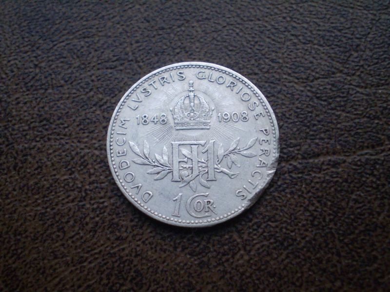 Срібло крона (60 років правління) 1908-го року Австро-Угорська імперія