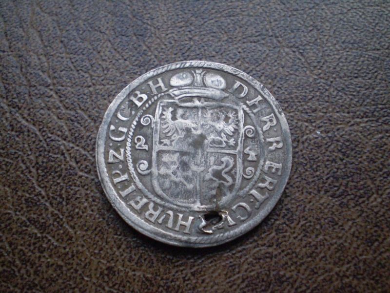 Срібло орт 1624-го року герцогство Пруссія