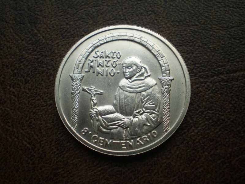 Срібло 500 ескудо (800 років Антонію Падуанському) 1995-го року