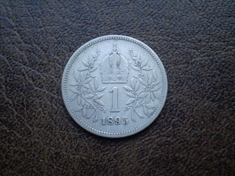 Срібло 1 крона 1895-го року Австро-Угорська імперія