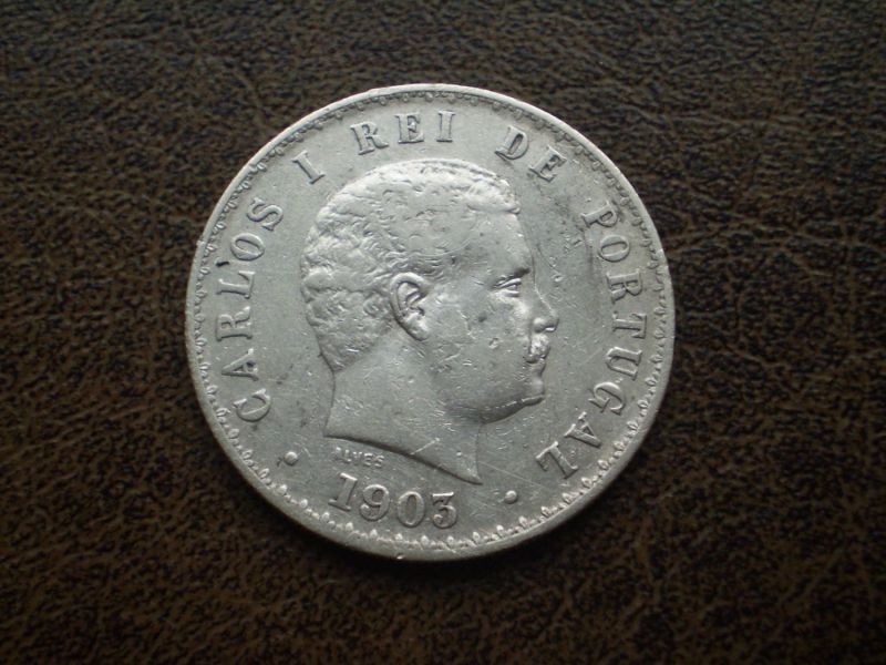 Срібло 500 реалів 1903-го року королівство Португалія