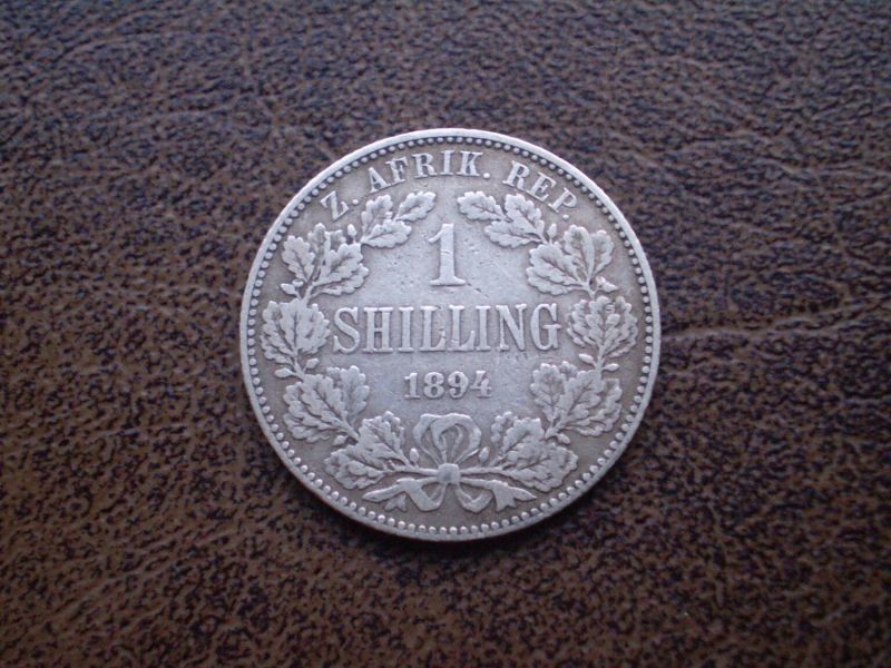 Срібло шилінг 1894-го року Південно-Африканська Республіка (Трансвааль)