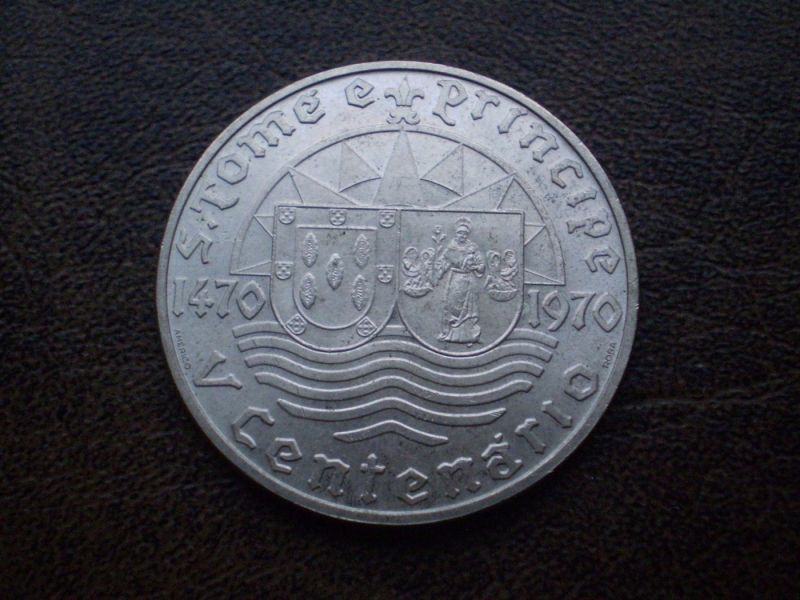 Срібло 50 ескудо (500 років відкриття Сан-Томе та Прінсіпі) 1970-го року
