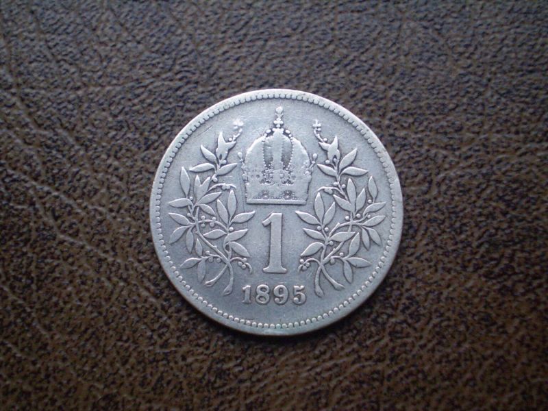  Срібло 1 крона 1895-й рік Австро-Угорська імперія 