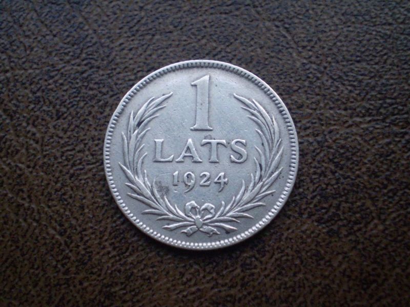 Срібло лат 1924-го року республіка Латвія