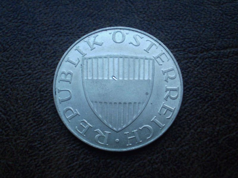 Срібло 10 шилінгів 1957-го року республіка Австрія