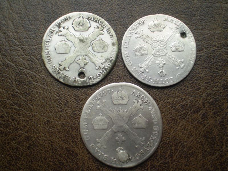 Срібло 1/4 кроненталера (дукачі) 1788-1797 років
