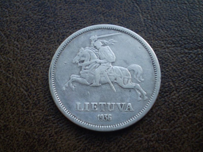 Срібло 5 літ 1936-го року республіка Литва
