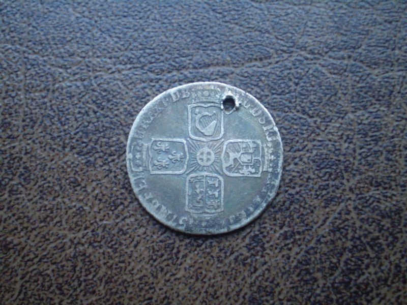 Серебро 6 пенсов 1757-го года (дукач) Великобритания