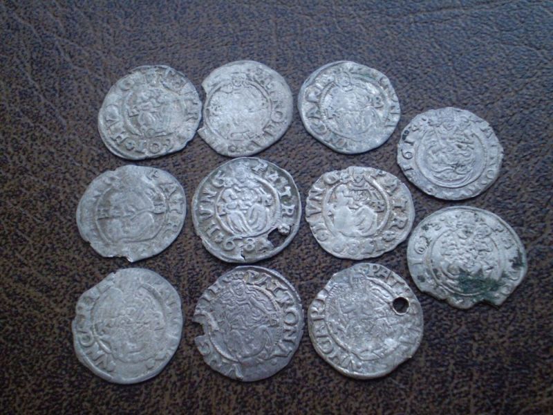 Серебро денары с 1533-го по 1615-й года королевство Венгрия
